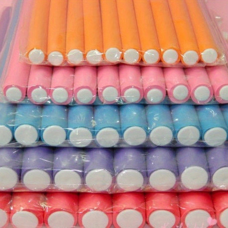 30pcs Flexible Curling Rods Hair Curling Sticks Sponge Hair Rollers