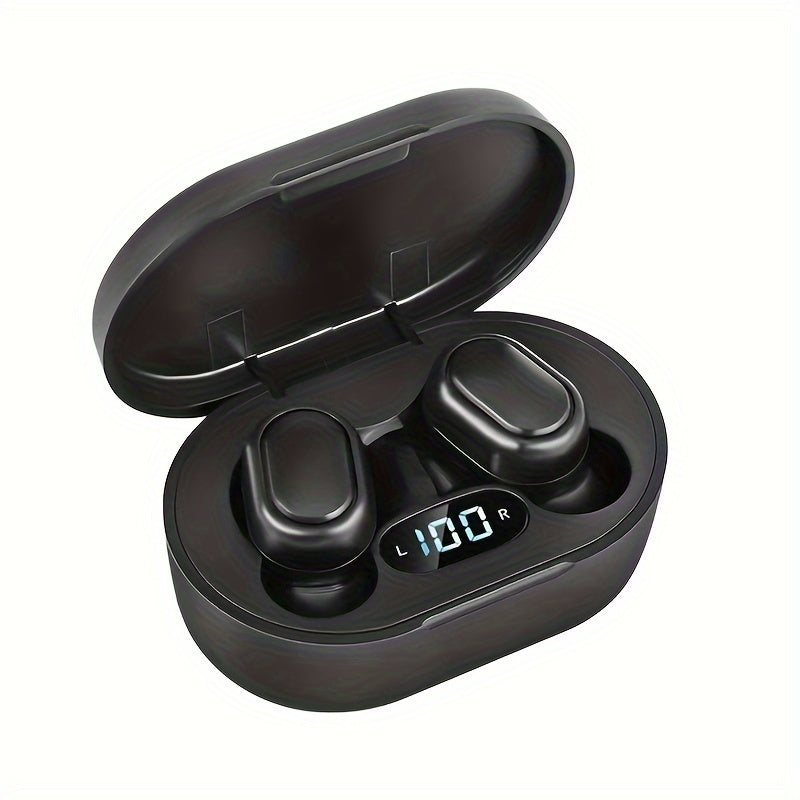 Waterproof Wireless Headphones LED Display Sports Headset