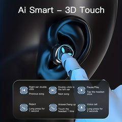 High End Wireless Headphones W Digital Power Display & Waterproof