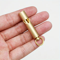 1pc Survival Whistle With Key Chain - Outdoor Emergency Tool