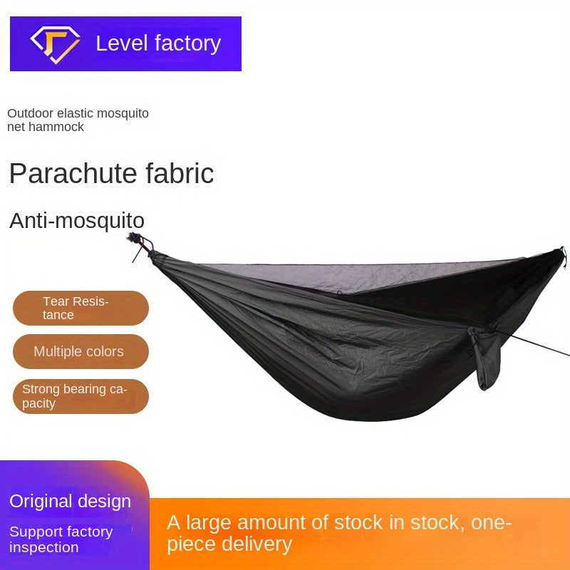 Outdoor Double Hammock with Mosquito Net for Camping