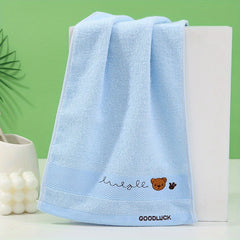 Cotton Embroidered Cartoon Towel 25x9.84inch