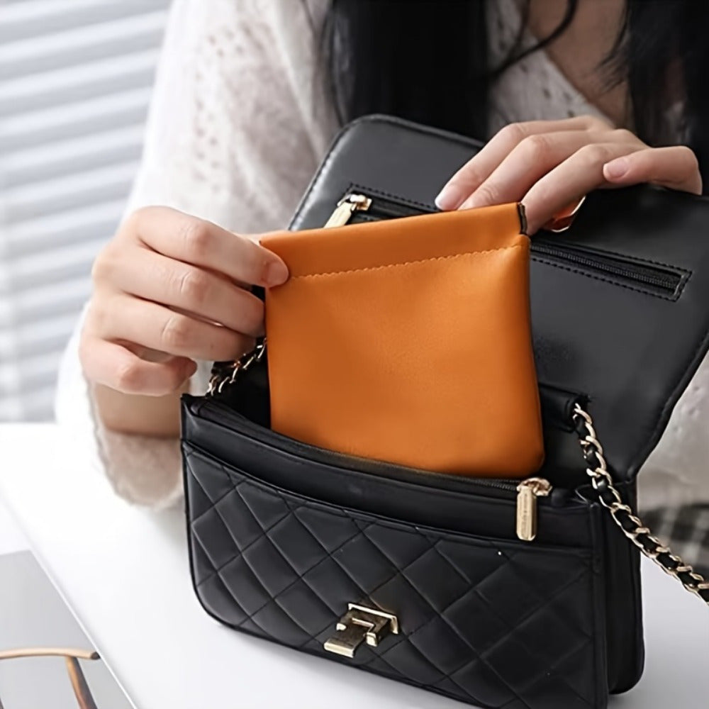 Mini Solid Storage Bag Lightweight Pocket Pouch Portable Lipstick Bag
