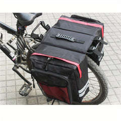 Durable Bike Rear Seat Bag Trunk Pannier for Cycling Travel