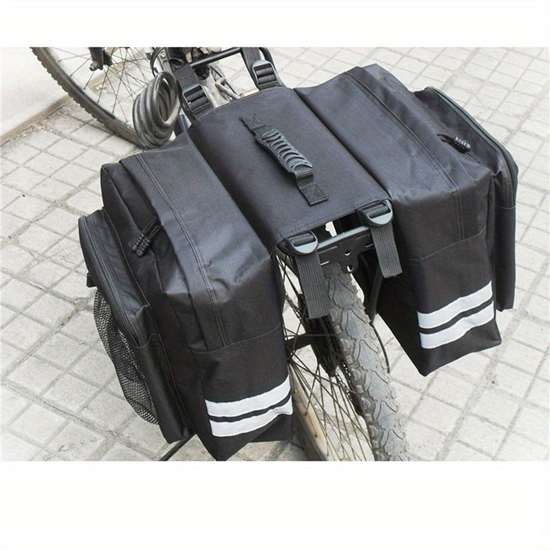 Durable Bike Rear Seat Bag Trunk Pannier for Cycling Travel