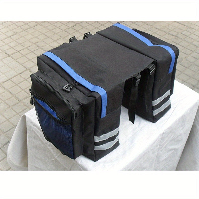 Durable Bike Rear Seat Bag Trunk Pannier for Cycling Travel