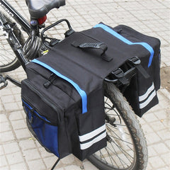Durable Bike Rear Seat Bag Trunk Pannier for Cycling Travel