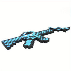 24-Piece Educational Toy Set - Foam Diamond Sword & Toy Machine Gun