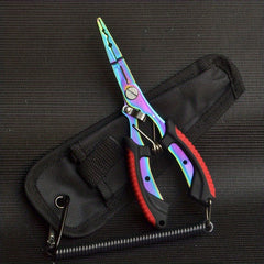 Stainless Steel Fishing Pliers with Gripper Hooks Line Removal