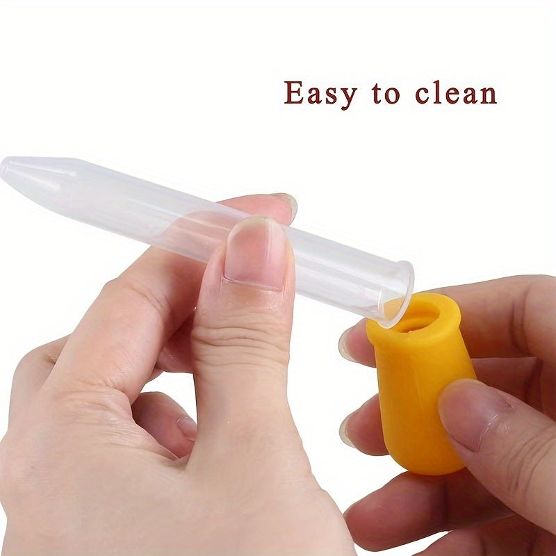 5 Silicone Liquid Droppers w/ Bulb Tips - Candy & Medicine