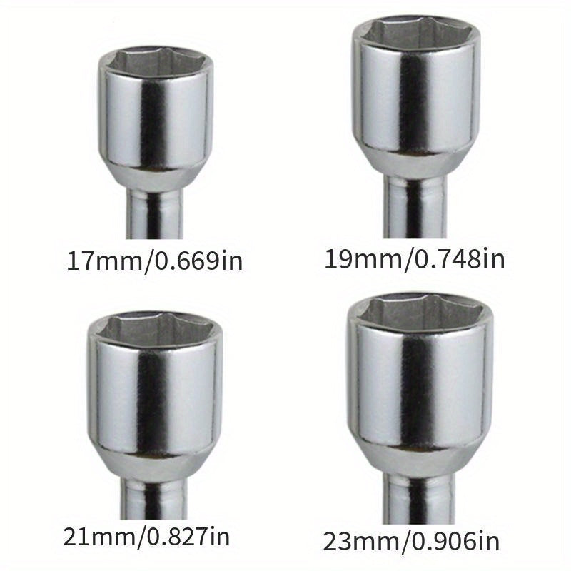 Heavy Duty Folding Lug Wrench for Cars and Trucks