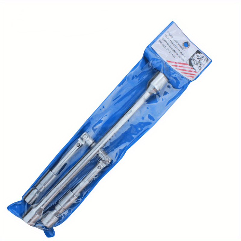 Heavy Duty Folding Lug Wrench for Cars and Trucks