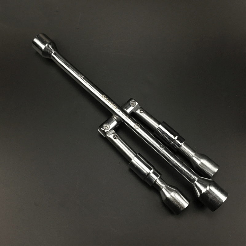 Heavy Duty Folding Lug Wrench for Cars and Trucks