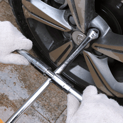 Heavy Duty Folding Lug Wrench for Cars and Trucks