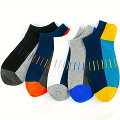 Men's Contrast Low Cut Ankle Socks Spring Summer