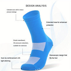 Eye Pattern Non Slip Breathable Outdoor Sport Socks