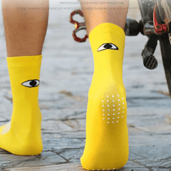 Eye Pattern Non Slip Breathable Outdoor Sport Socks