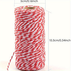 100m DIY Cotton Rope for Clothes Gift Packaging