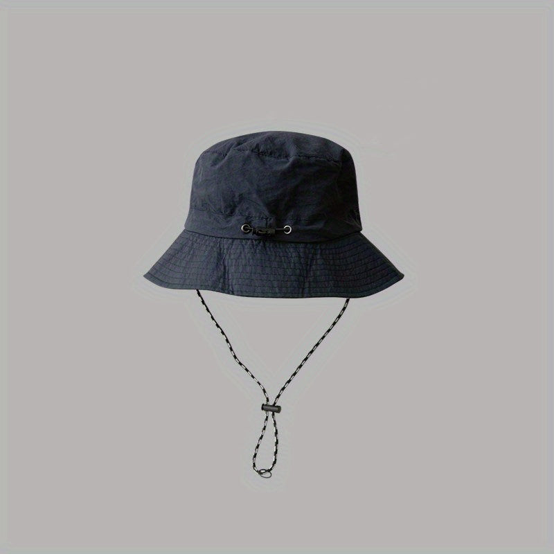 Foldable Fishing Hat Backpack Buckle Waterproof Quick Drying