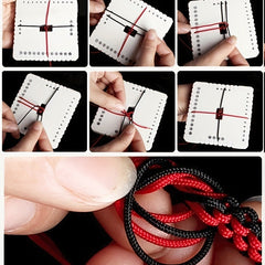 2pcs Beading Cord Disc Braiding Weaving Plate Knitting Tools