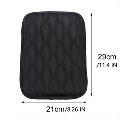 Universal Car Armrest Mat Faux Leather Dust-proof Cushion Cover Protector