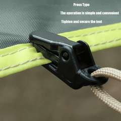 10pcs Awning Clamp Tarp Clips Snap Hangers Tent Camping Tighten Tool