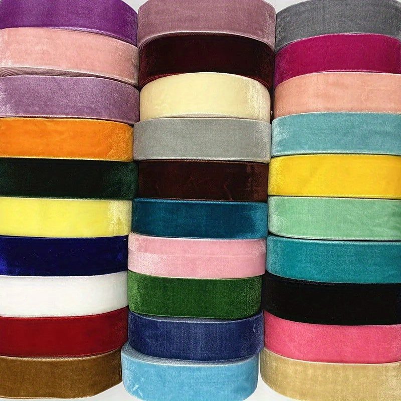 Yards Velvet Satin Silk Ribbon Wedding Gift Wrapping Packaging