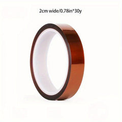33m Long Golden High Temp Adhesive Tape Polyimide Tape Pet