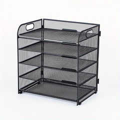 Office Desktop Metal File Rack Data Storage Frame