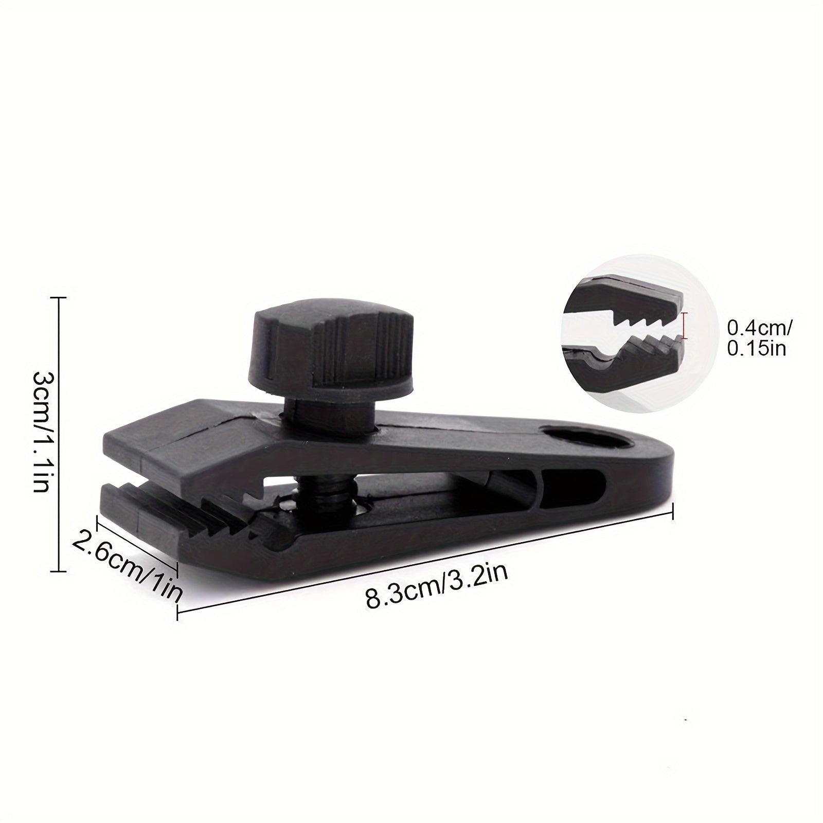 10pcs Tent Clips for Outdoor Camping Tent Awnings Caravan Temporary Shelters