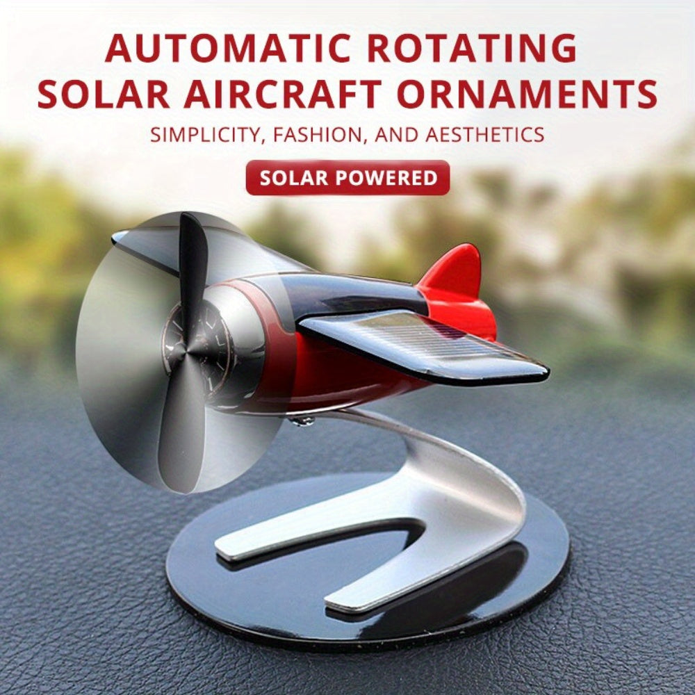 Solar Airplane Men's Car Decoration & Gift - Car Interior Accessories