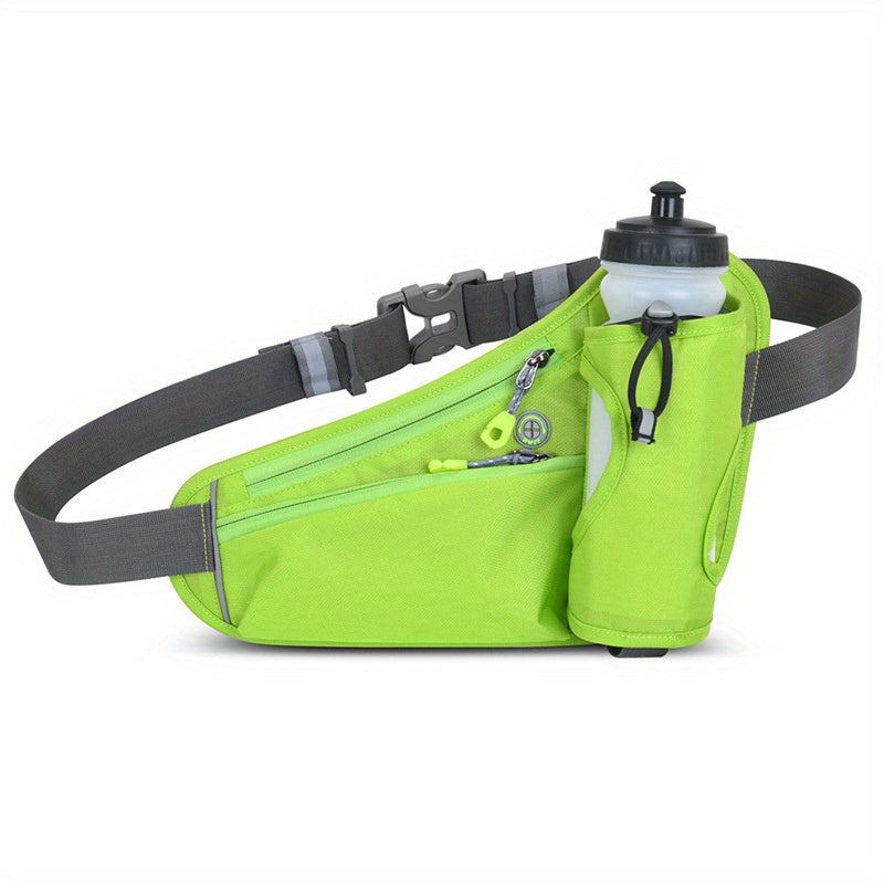 Waterproof Sports Waistpack for Running Cycling - Zipper Fitness Waist Bag