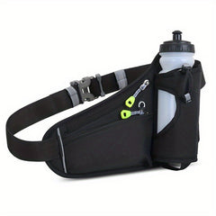 Waterproof Sports Waistpack for Running Cycling - Zipper Fitness Waist Bag