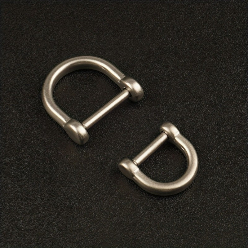 Stainless Steel D-shaped Carabiner for Climbing Camping Hiking