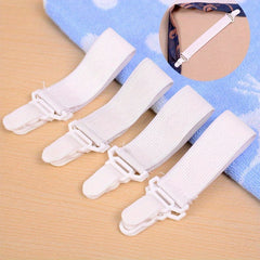 4pcs Bedsheet Fastener Clip Anti-skid Clamp Loose Fastening