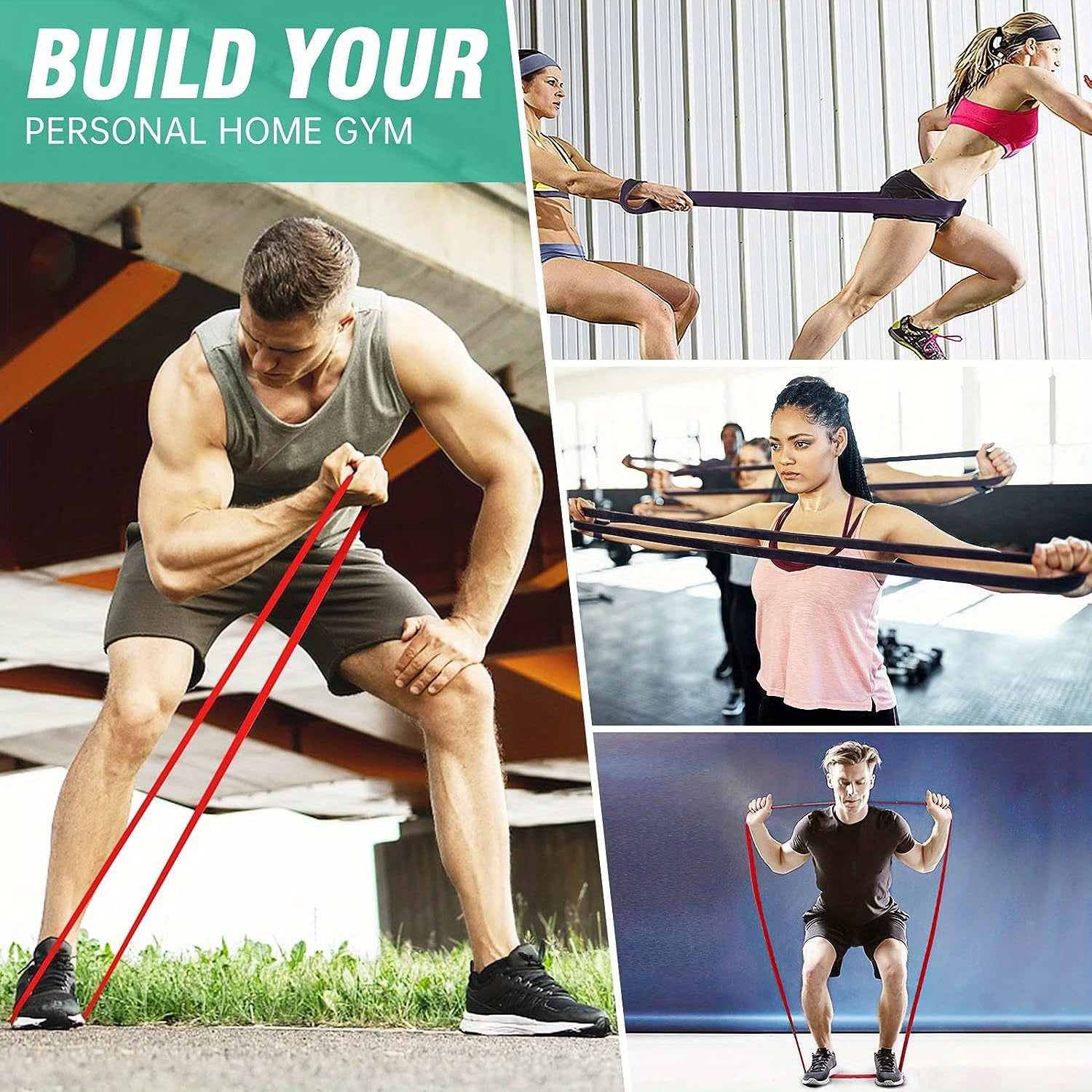 Yoga Resistance Band Stretching Rope Muscle Training Equipment
