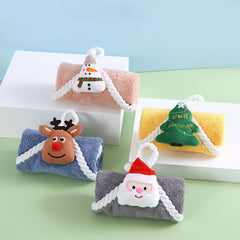 Christmas Cartoon Towel Water Absorbent Hanging Towel