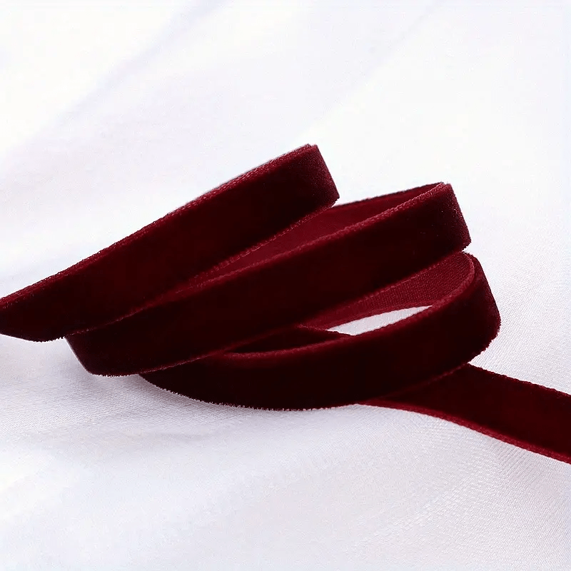 57 Meter Velvet Ribbon Lace for Christmas Decoration - Gift Wrapping Jewelry DIY
