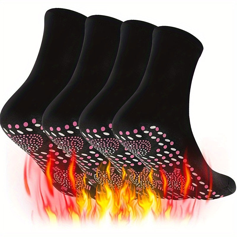 2 Pairs Warm Comfortable Socks for Fishing Camping Hiking Skiing