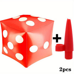13in Oversized Dice Inflatable Dice for Parties Bars KTV Beach Toys