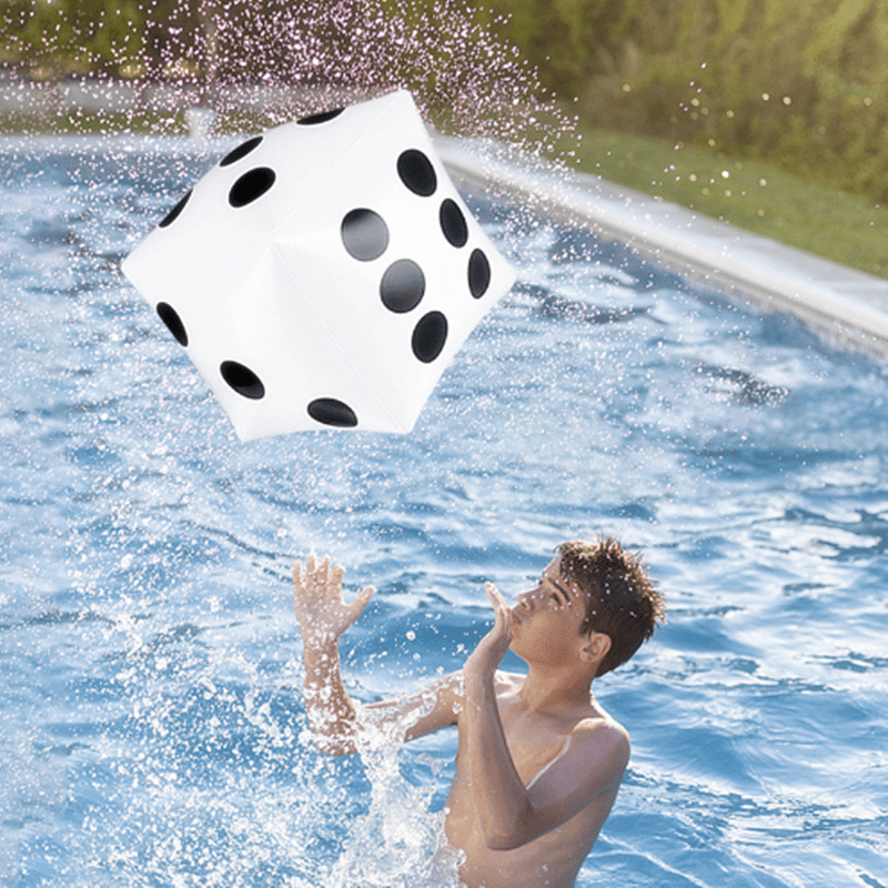 13in Oversized Dice Inflatable Dice for Parties Bars KTV Beach Toys