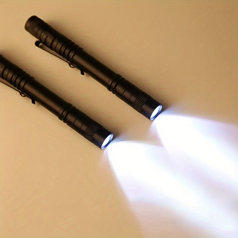 2pcs Mini LED Flashlight Pocket-Sized Outdoor Camping Hiking