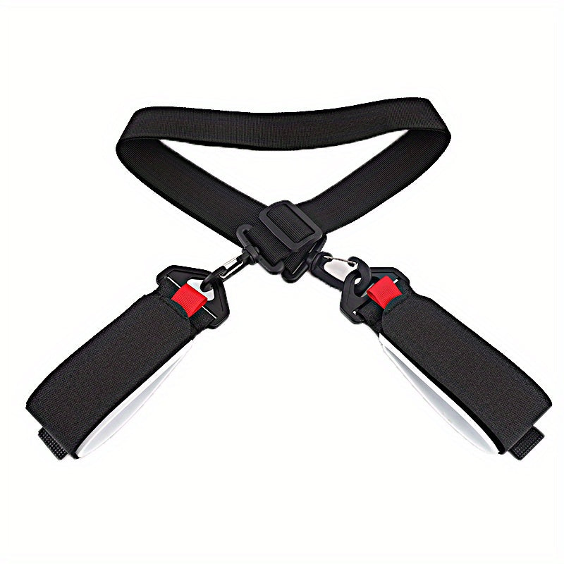 Adjustable Skiing Pole Shoulder Straps Handle Straps Nylon Snowboard Carrier