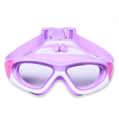 Kids Anti-fog Swim Goggles w/ Earplugs