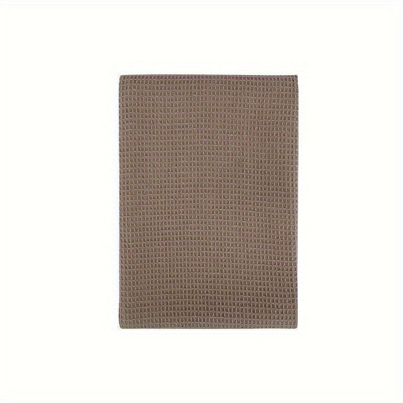 2pcs Waffle Dish Washing Towels Kitchen Rags Absorbent Square Towel Mixed
