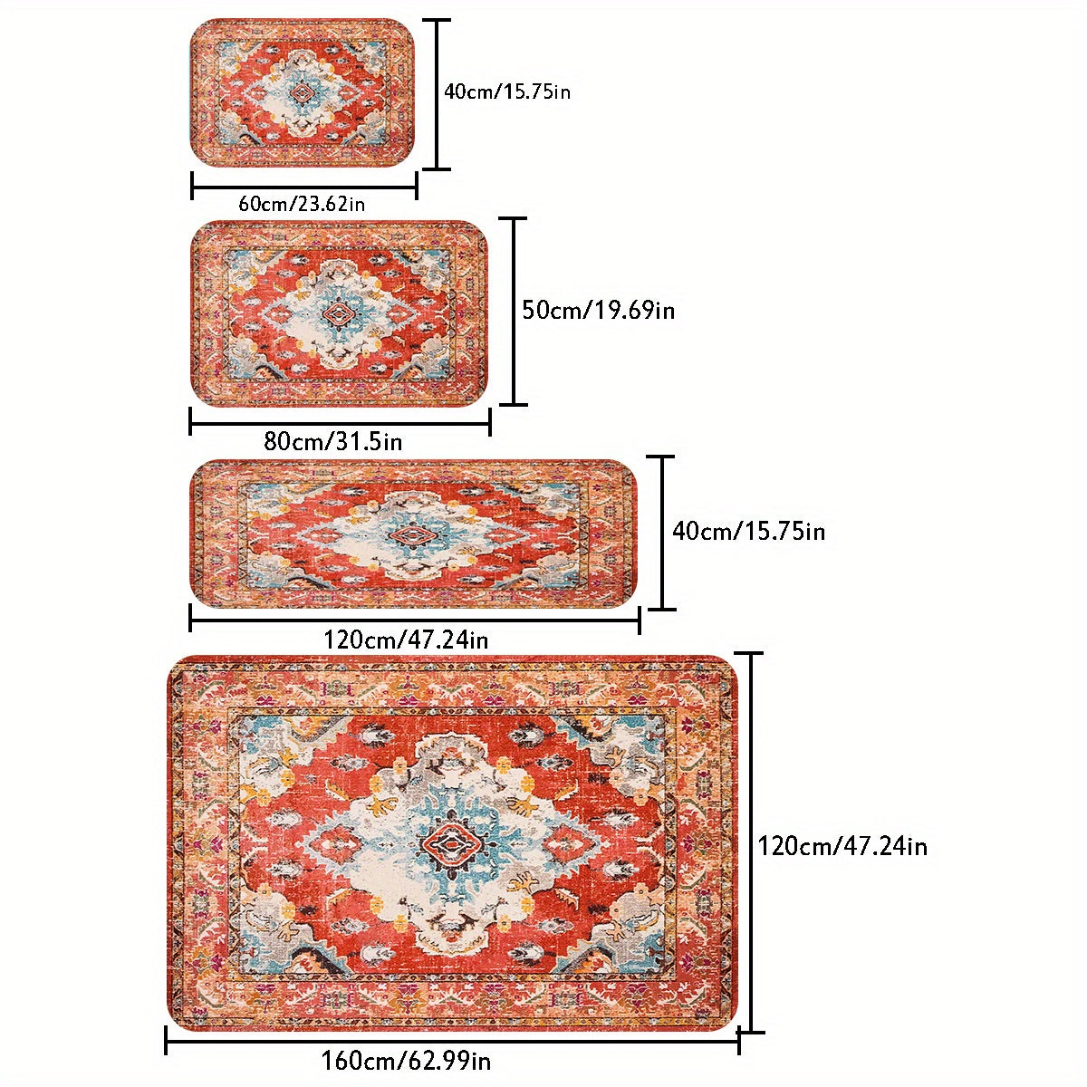 Persia Style Carpet Bohemian Rug for Home Decor
