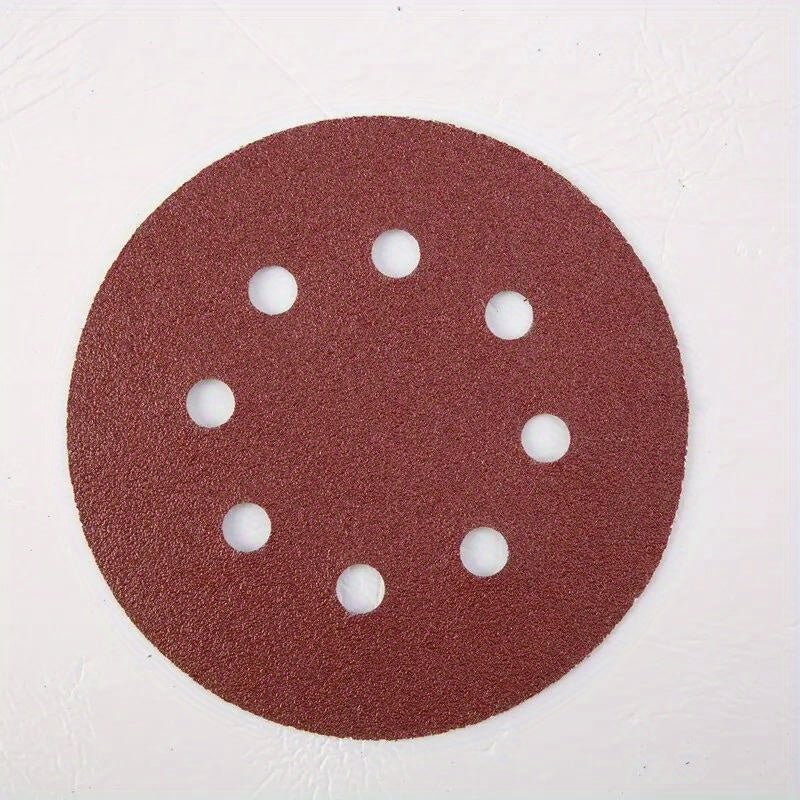 10pcs 125mm Sanding Discs 8 Hole Hook Loop Sandpaper 40-3000 Grit Abrasive