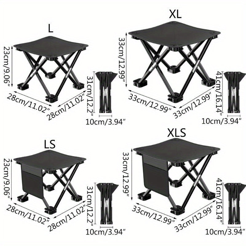 Portable Camping Folding Stool with Carry Bag