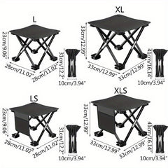 Portable Camping Folding Stool with Carry Bag