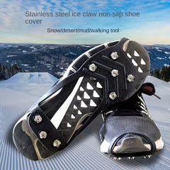 Outdoor Non-slip Crampons Snow Shoe Spikes For Hiking Mountaineering